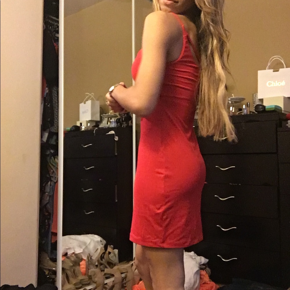 Red Mini Dress - Picture 2 of 3